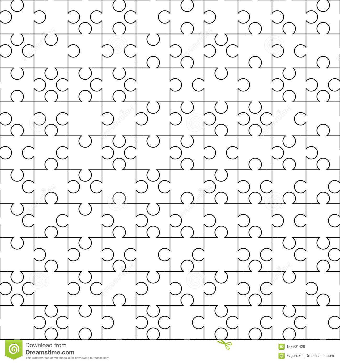 White Puzzles Pieces Seamless Pattern. Jigsaw Puzzle Pertaining To Jigsaw Puzzle Template For Word