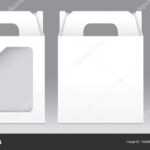 Window Box Packaging Template | Box White Window Shape Cut Regarding Blank Packaging Templates