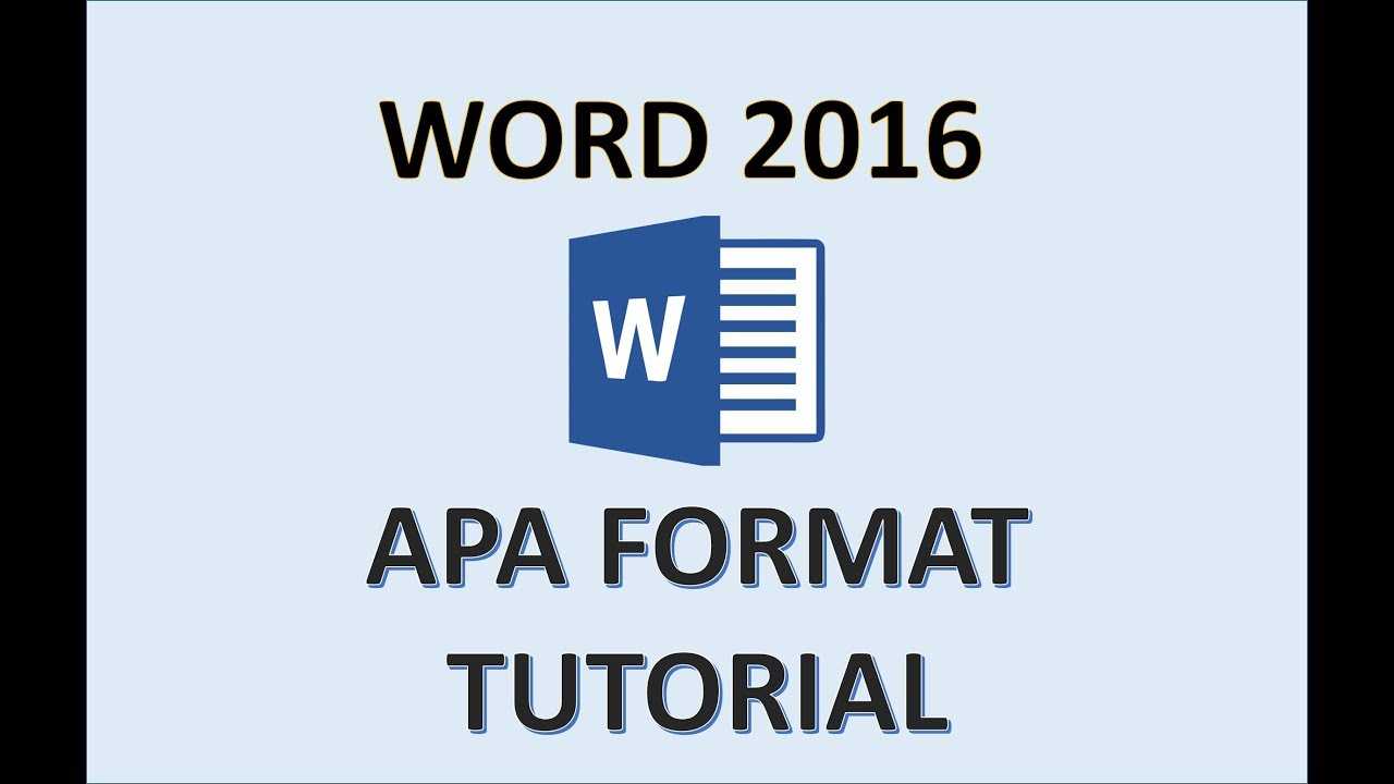 Word 2016 – Apa Format – How To Do An Apa Style Paper In 2017  Apa Tutorial  Set Up On Microsoft Word For Apa Research Paper Template Word 2010