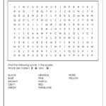 Word Search Puzzle Generator With Blank Word Search Template Free