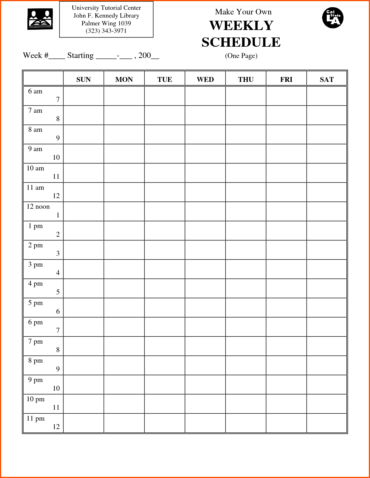 Work Plan Spreadsheet Schedule Template Excel Weekly Daily Regarding Printable Blank Daily Schedule Template