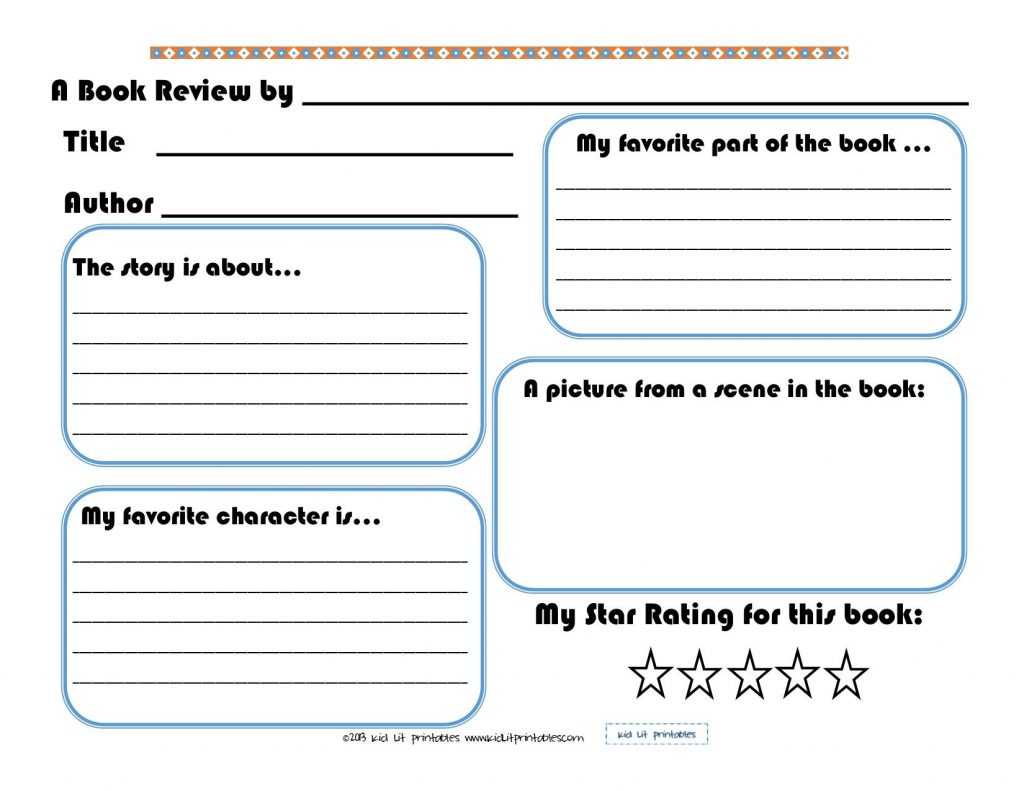 Worksheet Ideas ~ Book Report Template 1St Grade Kola Intended For 6Th Grade Book Report Template