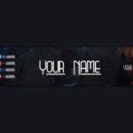 Youtube Banner Template #18 (Adobe Photoshop) Intended For Adobe Photoshop Banner Templates
